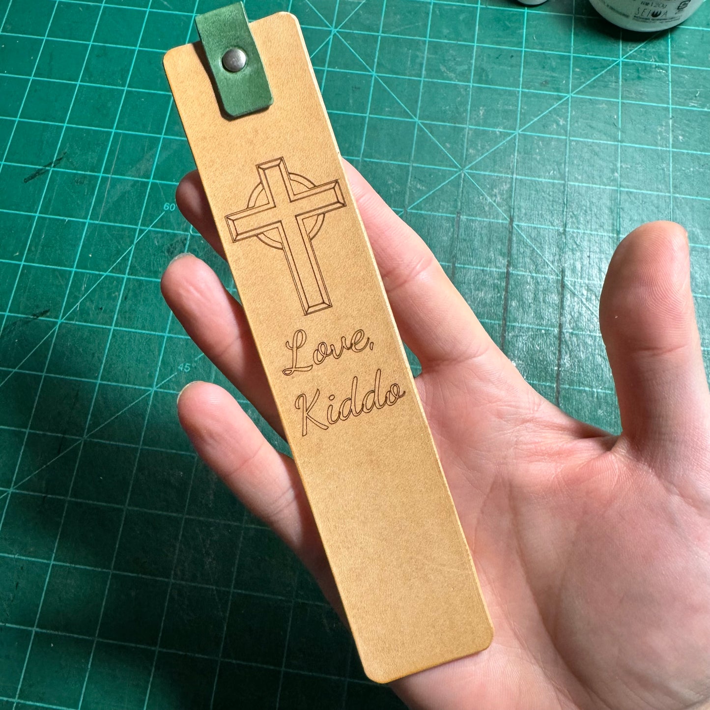 Veg Tan Bookmark (Custom)
